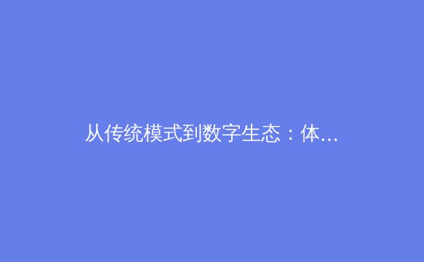从传统模式到数字生态：体育产业如何借力“游戏思维”与跨媒体叙事破圈增长
